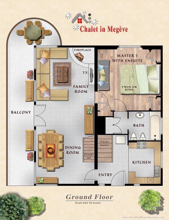 Bed and Breakfast Chalet In Межев Номер фото